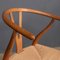 20th Century Wishbone Dining Chairs by Hans J Wegners for Carl Hansen & Søn, 1960s, Set of 4 12