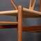 20th Century Wishbone Dining Chairs by Hans J Wegners for Carl Hansen & Søn, 1960s, Set of 4 16