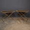 20th Century Bamboo & Brass Butler Tables, 1970s, Set of 2, Image 3