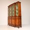 Antique Sheraton Style Yew Breakfront Bookcase 12