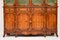 Antique Sheraton Style Yew Breakfront Bookcase 3