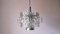 German Chromed Chandelier with Crystals from Kinkeldey, 1960s 2