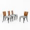 Dining Chairs by Jindřich Halabala, Czechoslovakia, 1930s, Set of 4 1