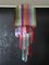 Lampadario Mariangela in vetro di Murano multicolore con 54 cristalli prismatici, Immagine 3