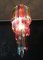 Multi-Colored Murano Glass Mariangela Chandelier with 54 Prismatic Crystals 8