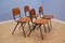 Dutch Teak and Plywood Dining Chairs, 1970s, Set of 4 2