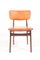 Mid-Century Side Chair in Rosewood and Patinated Leather by Gustav Bertelsen 1