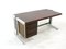 Big Desk in Leather and Aluminum, 1980s, Image 17