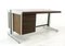 Big Desk in Leather and Aluminum, 1980s 1