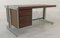 Big Desk in Leather and Aluminum, 1980s, Image 20