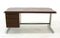 Big Desk in Leather and Aluminum, 1980s, Image 15