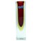 Red, Yellow and Clear Murano Glass Vase in the style of Flavio Poli, Italy, 1970s, Image 1