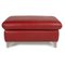 Enjoy Red Leather Stool from Willi Schillig 10
