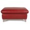 Enjoy Roter Leder Hocker von Willi Schillig 10