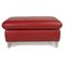 Enjoy Roter Leder Hocker von Willi Schillig 9