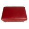 Enjoy Red Leather Stool from Willi Schillig 7