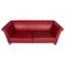 3-Seater Red Wine Ritz Leather Sofa from Machalke, Image 5