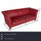 3-Seater Red Wine Ritz Leather Sofa from Machalke, Image 2