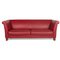 3-Seater Red Wine Ritz Leather Sofa from Machalke 1