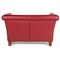 3-Seater Red Wine Ritz Leather Loveseat from Machalke 9