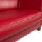 3-Seater Red Wine Ritz Leather Loveseat from Machalke, Image 3
