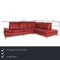 Enjoy Red Leather Sofa from Willi Schillig 2