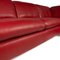 Enjoy Red Leather Sofa from Willi Schillig 6