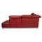 Enjoy Red Leather Sofa from Willi Schillig 18