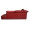 Enjoy Red Leather Sofa from Willi Schillig, Image 18