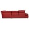 Enjoy Red Leather Sofa from Willi Schillig 16