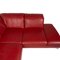 Enjoy Red Leather Sofa from Willi Schillig 12