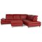 Enjoy Red Leather Sofa from Willi Schillig 1