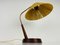 Mid-Century Teak and Rattan Table Lamp from Temde, 1970s 7