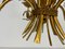 Golden Wheat Sheaf Pendant Lamp by Hans Kögl, Germany, 1970s, Image 6