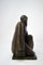 Art Deco Bronze Draped Woman Sculpture by Eugène Canneel, Belgium, Image 3
