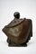 Art Deco Bronze Draped Woman Sculpture by Eugène Canneel, Belgium, Image 6