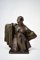 Art Deco Bronze Draped Woman Sculpture by Eugène Canneel, Belgium 2