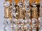 Deutsche Glamouröse Jewel Wandlampe aus Kristallglas & vergoldetem Messing von Palwa, 2er Set 9