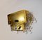 German Glamorous Jewel Wall Lamp in Crystal & Gilt-Brass from Palwa, Set of 2 12