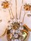 Deutsche Glamorous Jewel Wandlampe aus Kristallglas & Vergoldetem Messing von Palwa, 1960 5