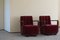 Danish Art Deco Curved Lounge Chairs with Armrests in Stained Beech, 1930s, Set of 2 7