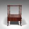 Antique Regency Two-Tier Side Table or Display Stand in Mahogany, Canterbury, Image 4