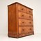 Antique Victorian Burr Walnut Chest of Drawers 9