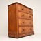 Antique Victorian Burr Walnut Chest of Drawers, Image 9