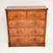 Antique Victorian Burr Walnut Chest of Drawers, Image 3