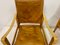 Leather & Ash Safari Chairs by Kaare Klint for Rud Rasmussen, Set of 2 13