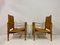 Leather & Ash Safari Chairs by Kaare Klint for Rud Rasmussen, Set of 2 6