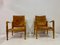 Leather & Ash Safari Chairs by Kaare Klint for Rud Rasmussen, Set of 2 16