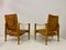 Leather & Ash Safari Chairs by Kaare Klint for Rud Rasmussen, Set of 2 5