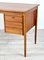 Dänischer Mid-Century Teak Schreibtisch von Gunnar Nielsen für Tibergaard, 1960er 4